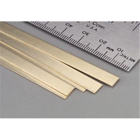 K&S Engineering K Plus S9709 4 x 36 Brass Strip K&301185